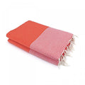 Fouta XXXL coton 200x300 IBIZA Rouge corail