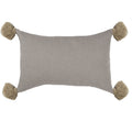 Coussin coton 50x30 STOCKHOLM taupe