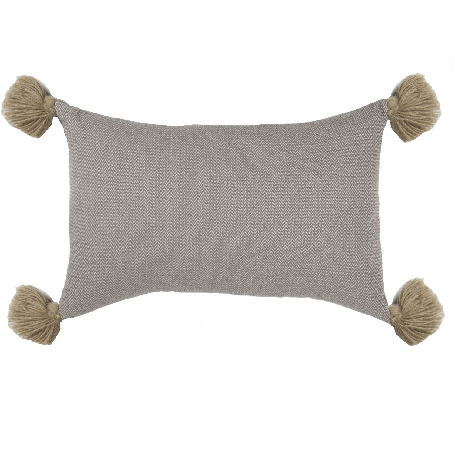 Coussin coton 50x30 STOCKHOLM taupe