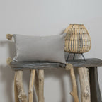 Coussin coton 50x30 STOCKHOLM taupe