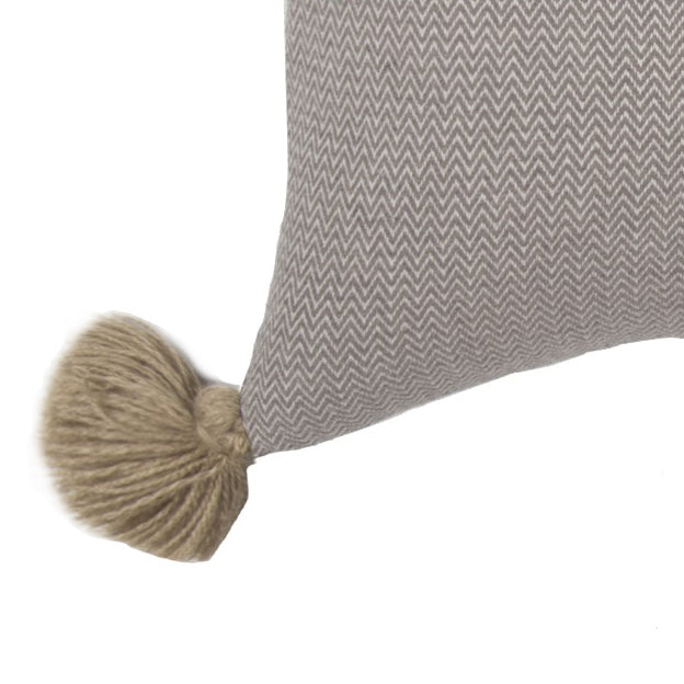 Coussin coton 50x30 STOCKHOLM taupe