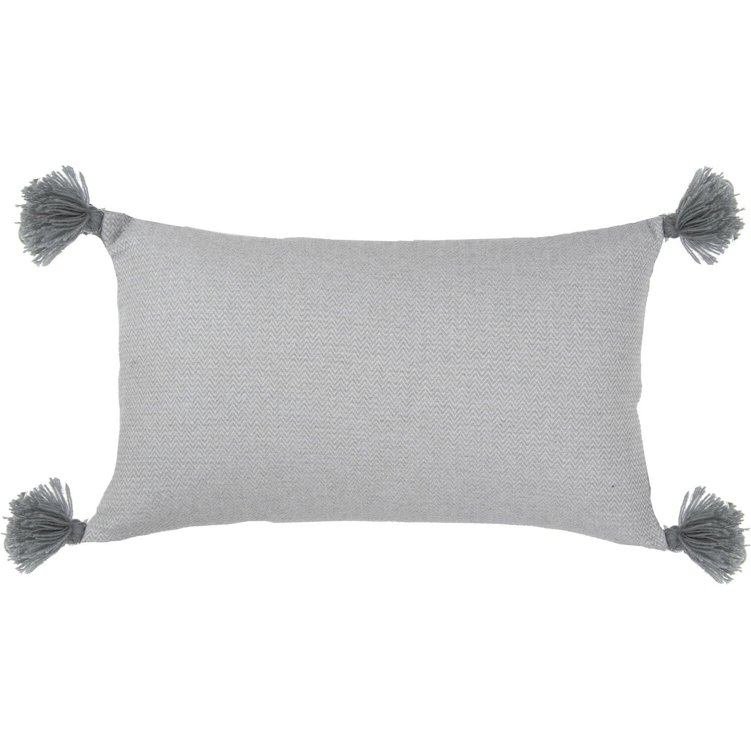 Coussin coton 50x30 STOCKHOLM gris perle