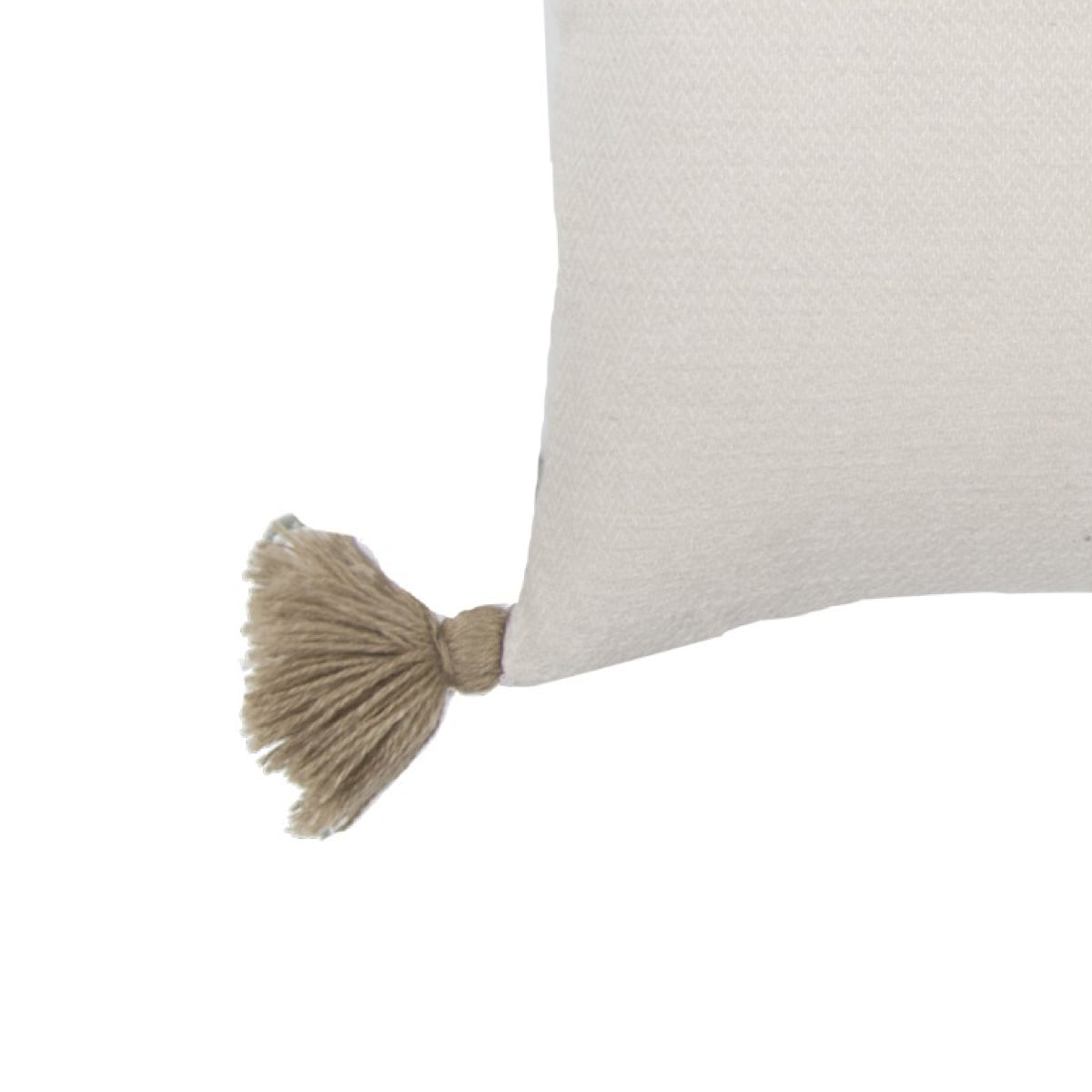 Coussin coton 50x30 STOCKHOLM taupe clair