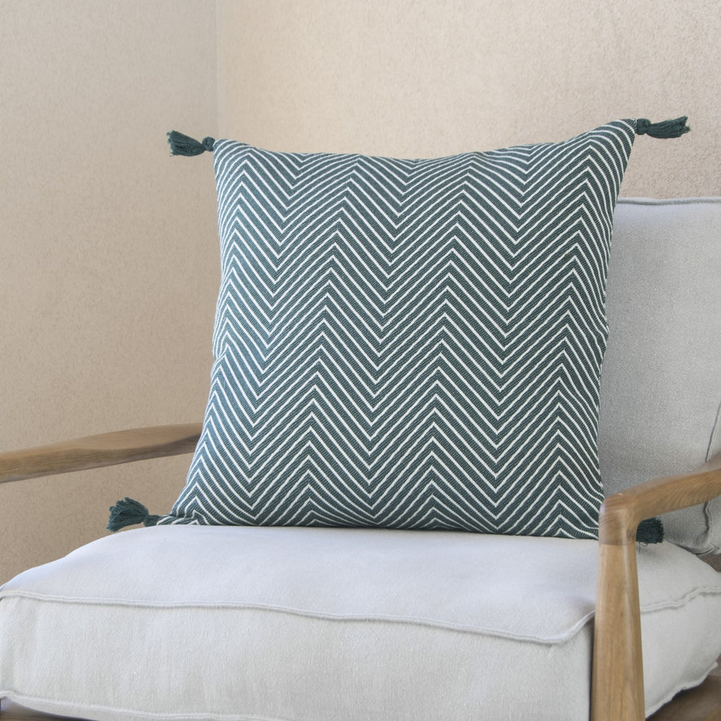 Coussin coton 50x50 AMSTERDAM vert kaki
