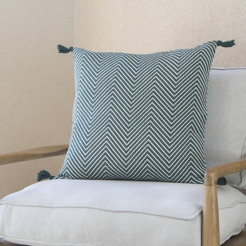 Coussin coton 50x50 AMSTERDAM vert kaki