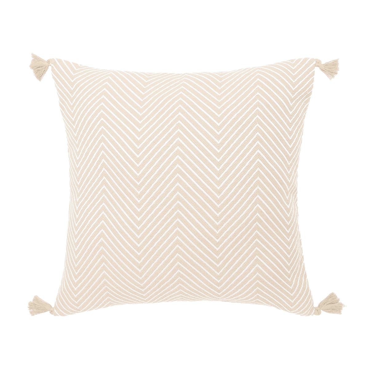 Coussin coton 50x50 AMSTERDAM taupe clair