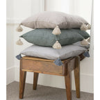 Coussin coton 50x50 STOCKHOLM gris perle