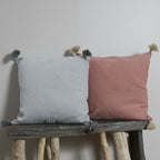 Coussin coton 50x50 STOCKHOLM gris perle