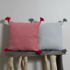 Coussin coton 50x50 STOCKHOLM gris perle