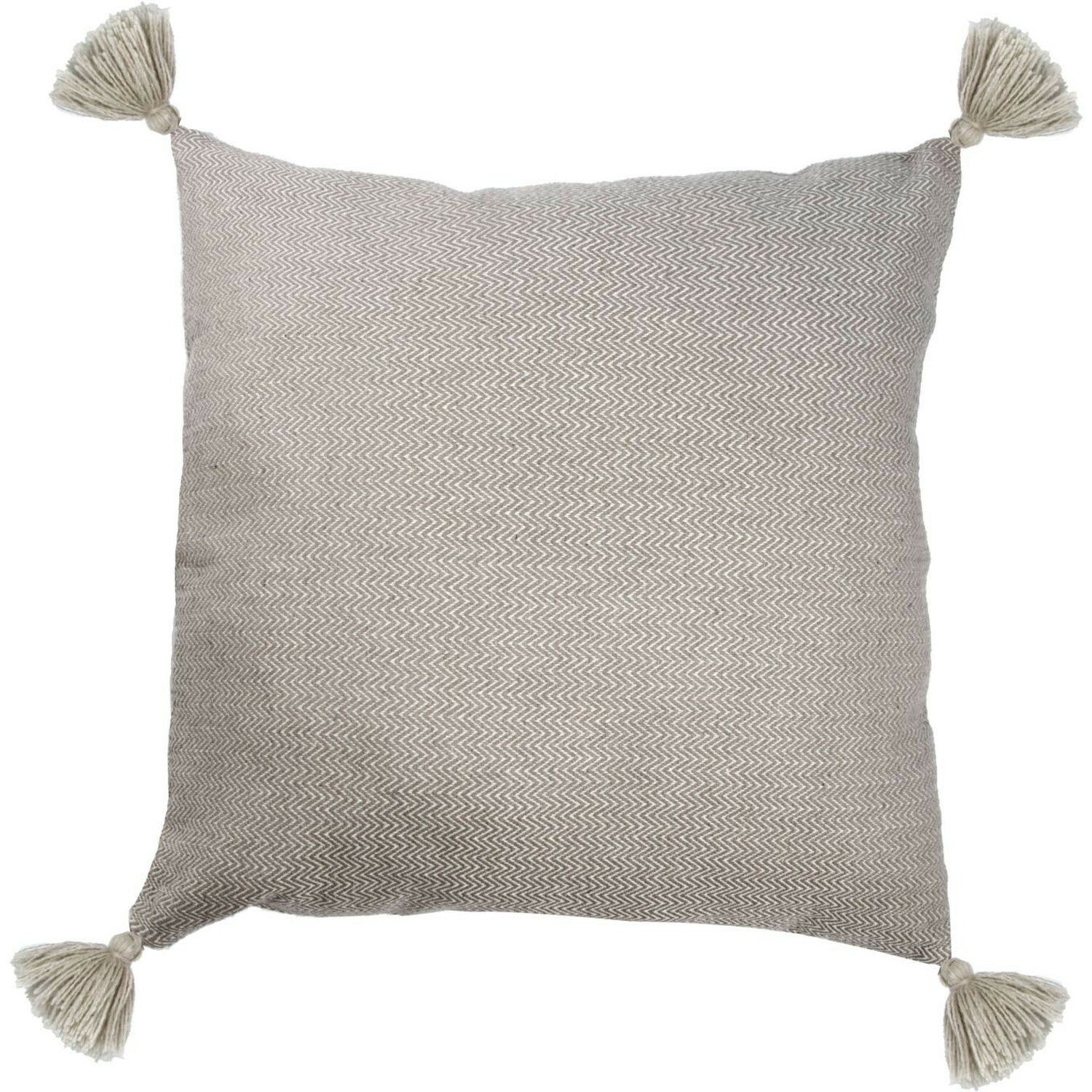 Coussin coton 50x50 STOCKHOLM taupe