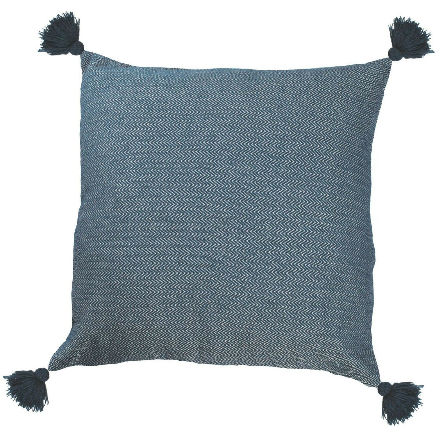Coussin coton 50x50 STOCKHOLM bleu nuit