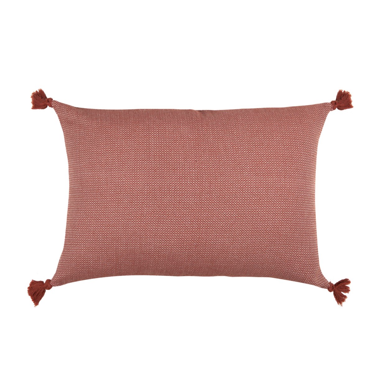 Coussin coton 60x40 STOCKHOLM rouge tomette