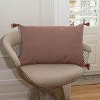 Coussin coton 60x40 STOCKHOLM rouge tomette