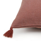 Coussin coton 60x40 STOCKHOLM rouge tomette