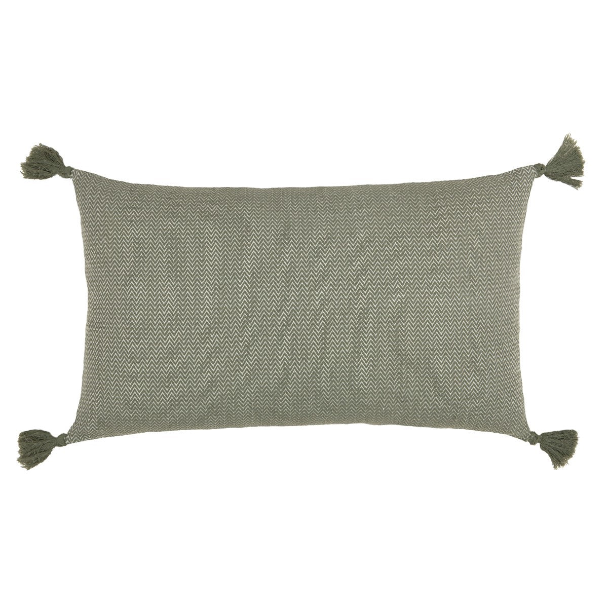 Coussin coton 60x40 STOCKHOLM vert olive