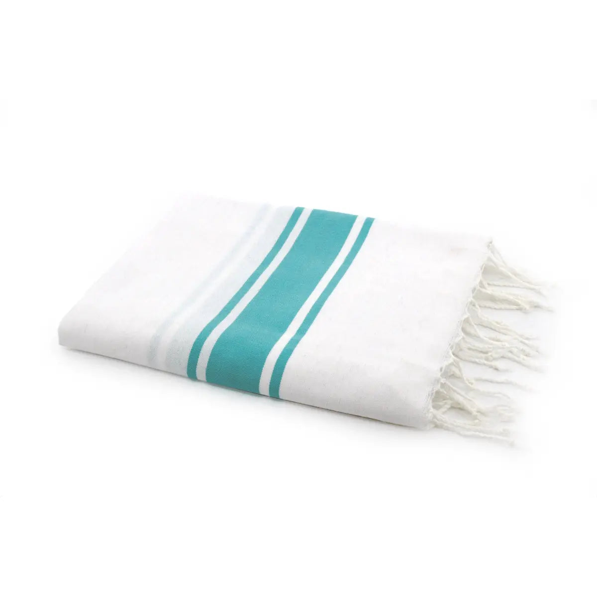Fouta blanche coton ST TROPEZ 100x200 - febronie.com