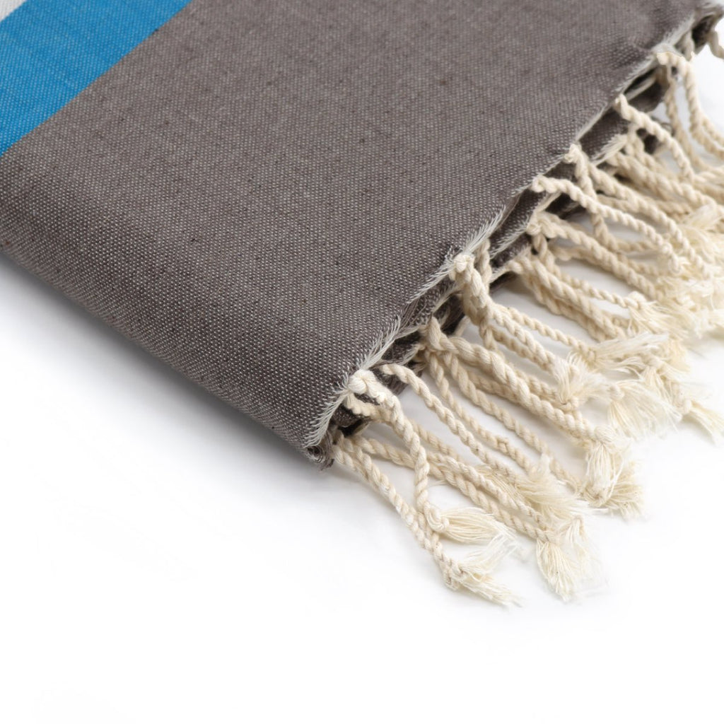 Fouta tricolore coton 100x200 ARCACHON    febronie.com