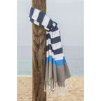 Fouta tricolore coton 100x200 ARCACHON    febronie.com