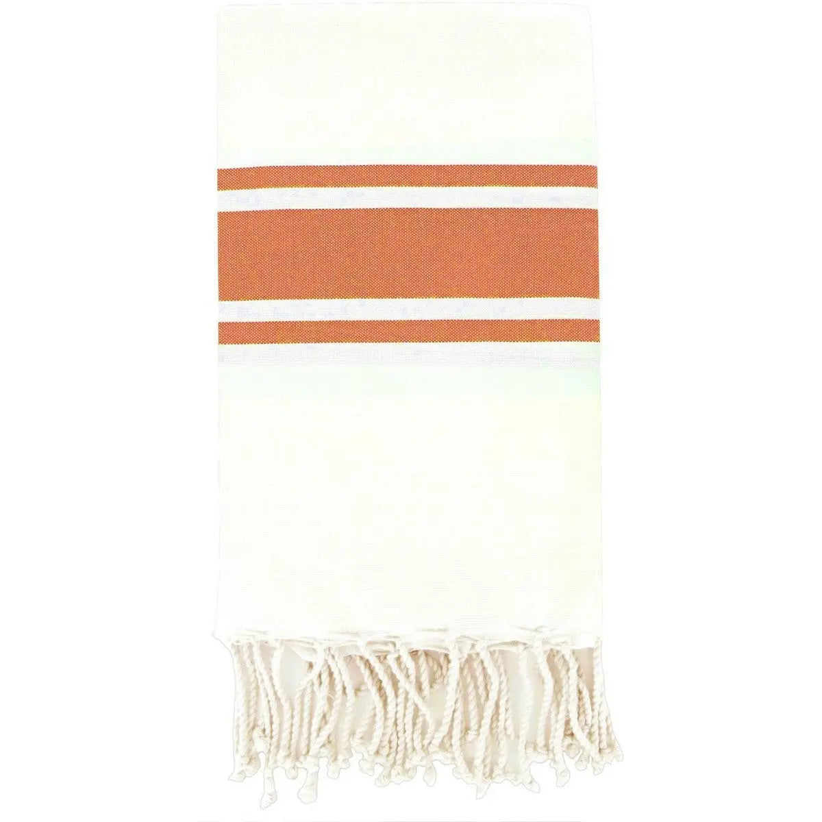 Fouta blanche coton ST TROPEZ 100x200 - febronie.com