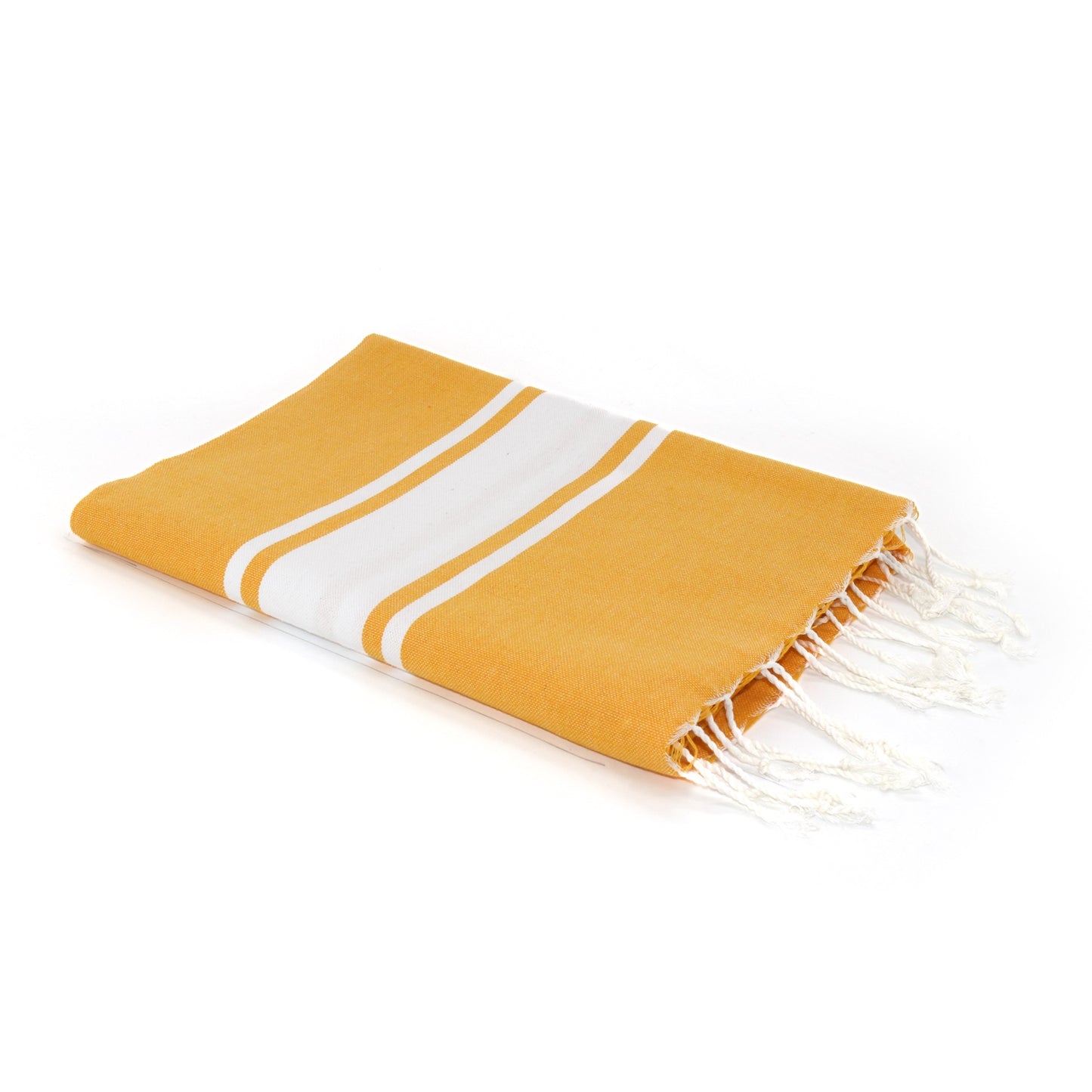 Fouta bande blanche coton ST TROPEZ 100x200