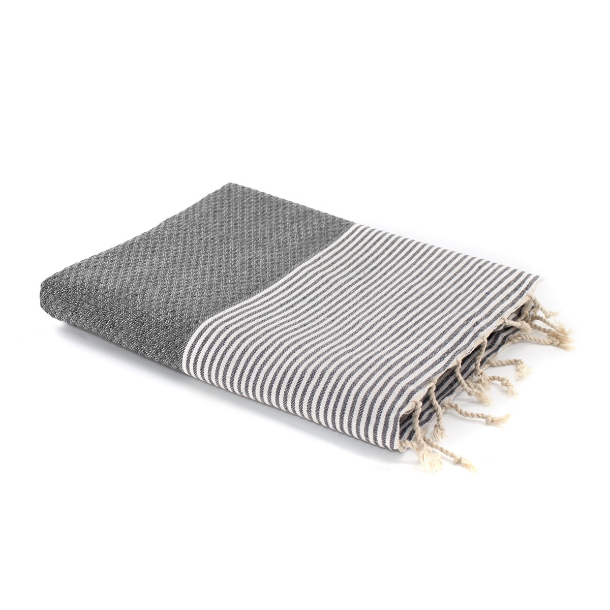 Fouta nid d'abeille coton 100x200 IBIZA    febronie.com