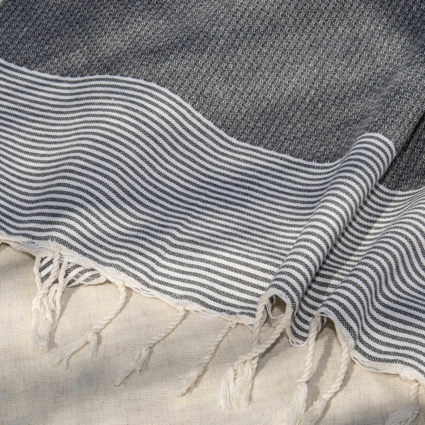 Fouta nid d'abeille coton IBIZA 100x200