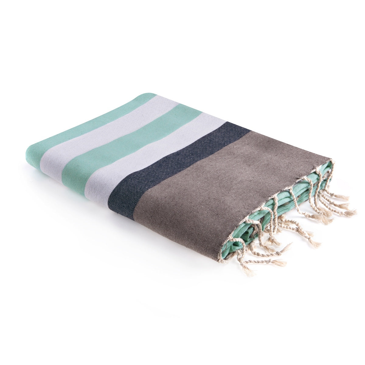 Fouta tricolore coton ARCACHON 100x200 - febronie.com