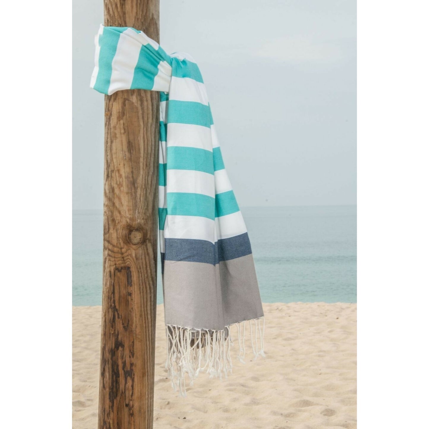 Fouta tricolore coton ARCACHON 100x200