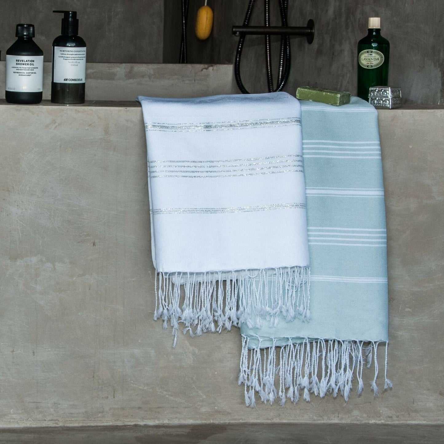 Fouta coton MYKONOS 100x200