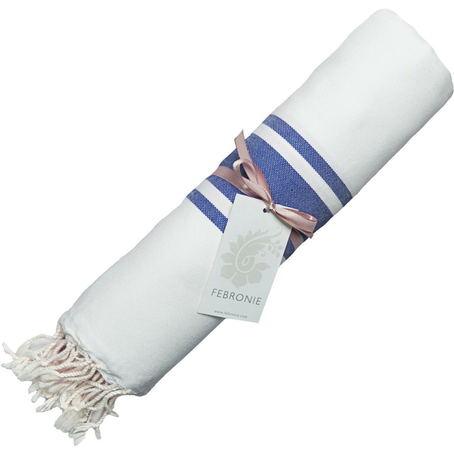 Fouta blanche coton ST TROPEZ 100x200