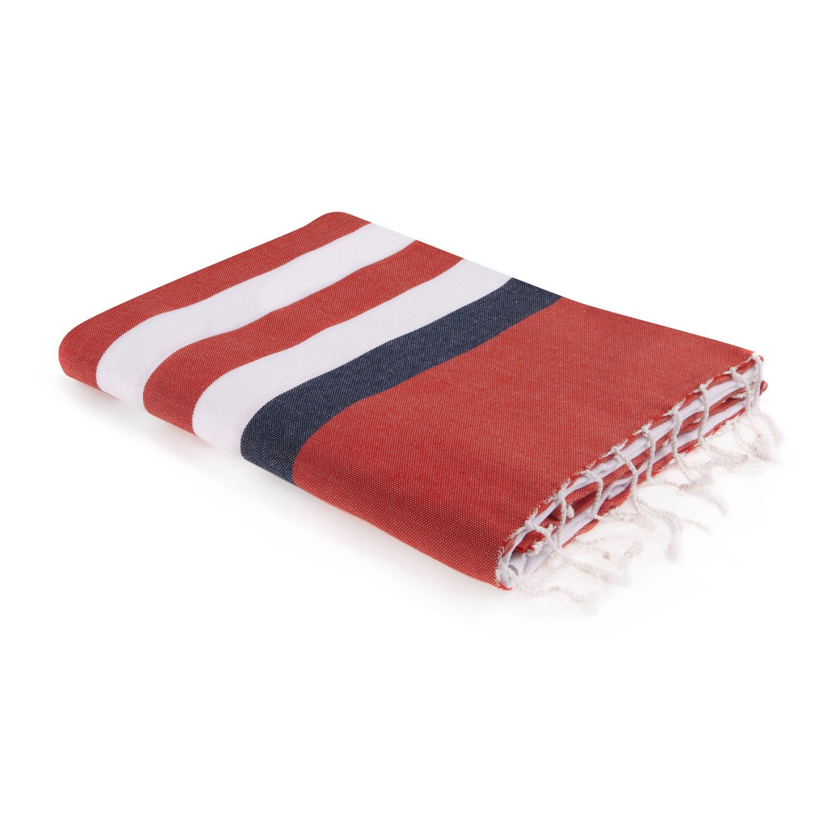 Fouta tricolore coton ARCACHON 100x200 - febronie.com