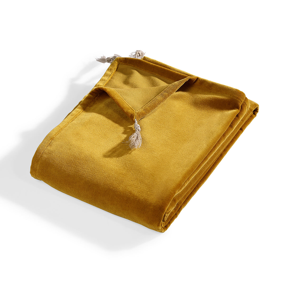 Chemin de lit velours de coton 90x200 DANUBE