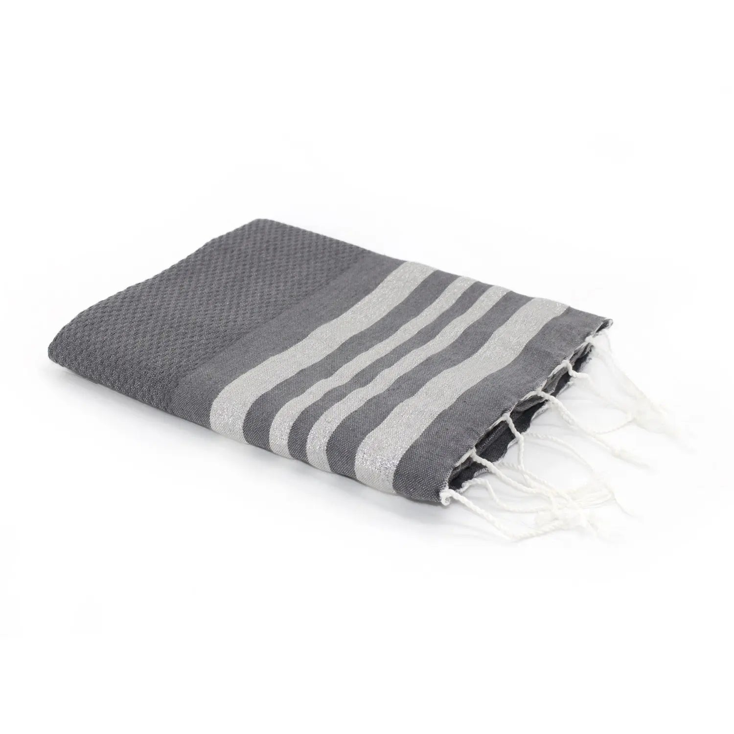 Fouta nid d'abeille coton 100x200 HAMPTONS    febronie.com