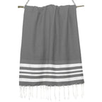Fouta nid d'abeille coton 100x200 HAMPTONS    febronie.com