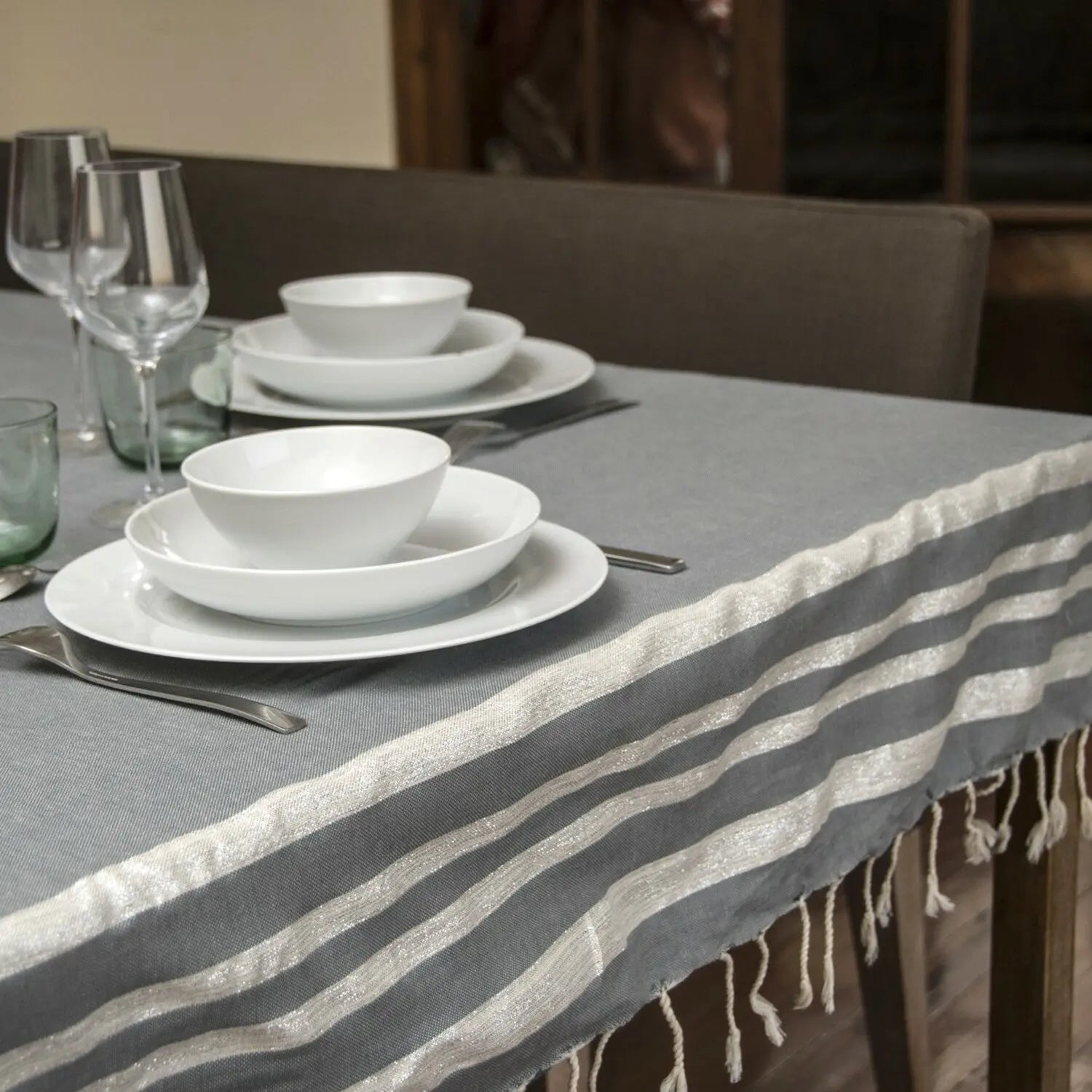 Nappe coton 150x250 HAMPTONS    febronie.com