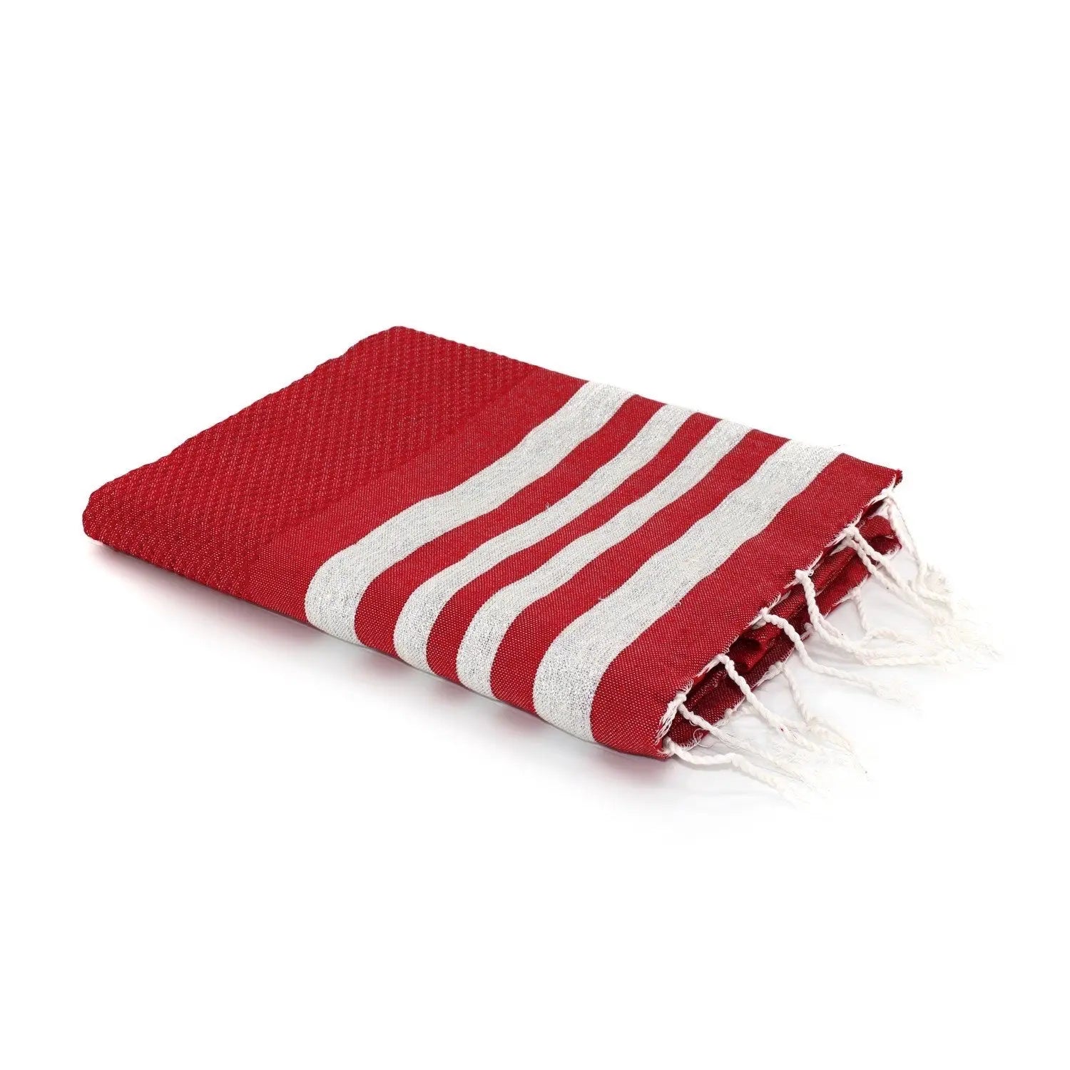 Fouta nid d'abeille coton 100x200 HAMPTONS    febronie.com