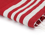 Fouta nid d'abeille coton 100x200 HAMPTONS    febronie.com