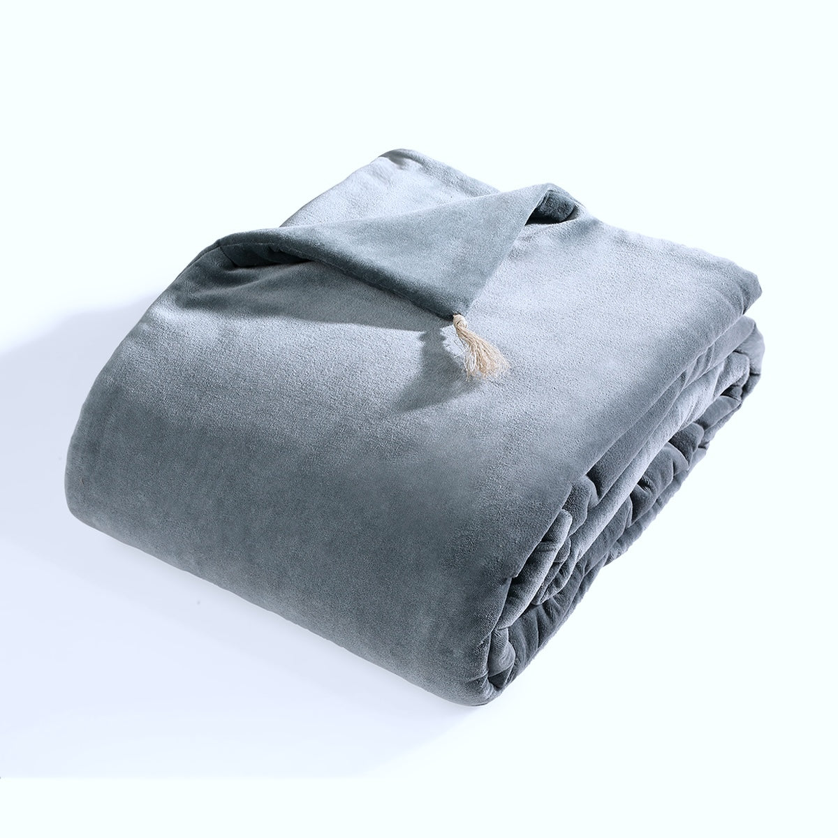 Edredon velours de coton 90x200 DANUBE