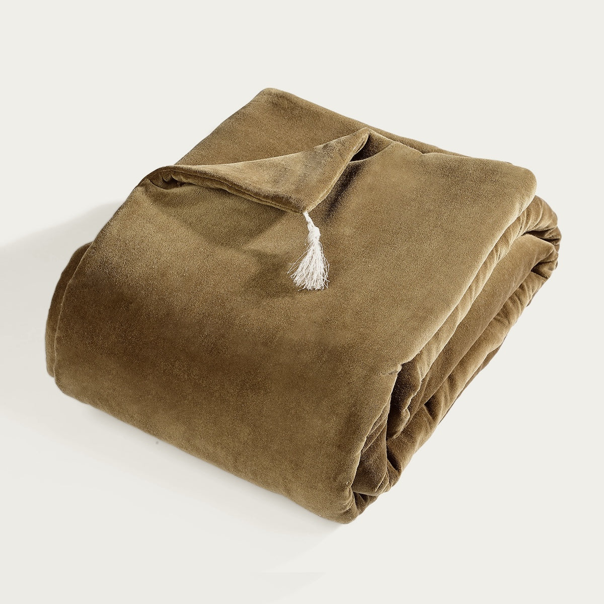 Edredon velours de coton 90x200 DANUBE