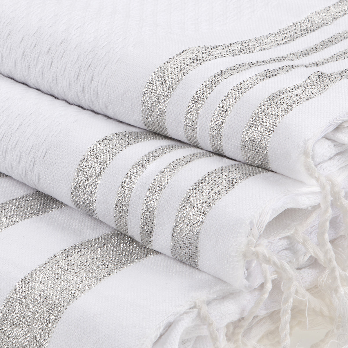 Foutas de bain coton (x3) HAMPTONS 100x200+40x60(x2)