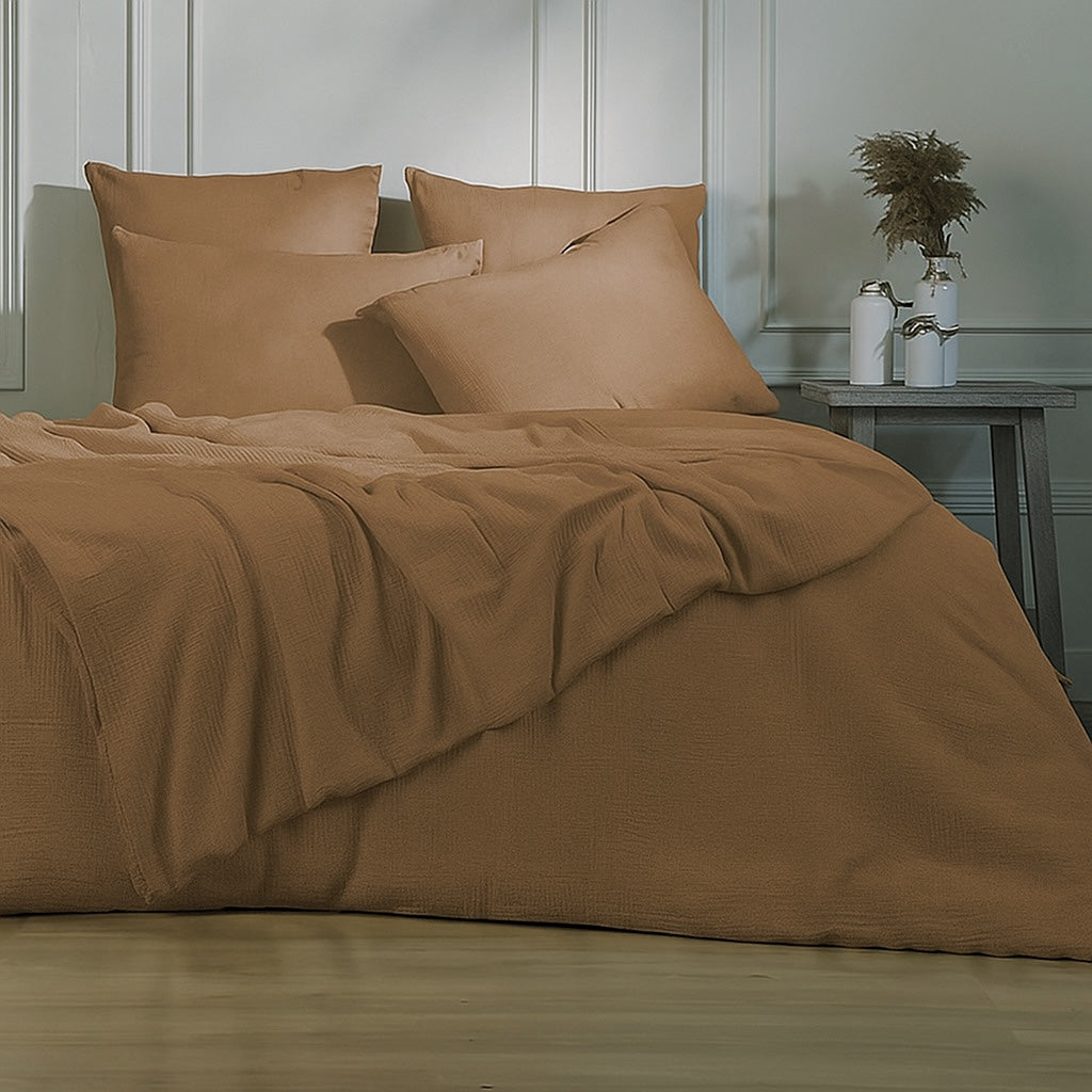 Jeté de lit gaze de coton 230x250 CARLA