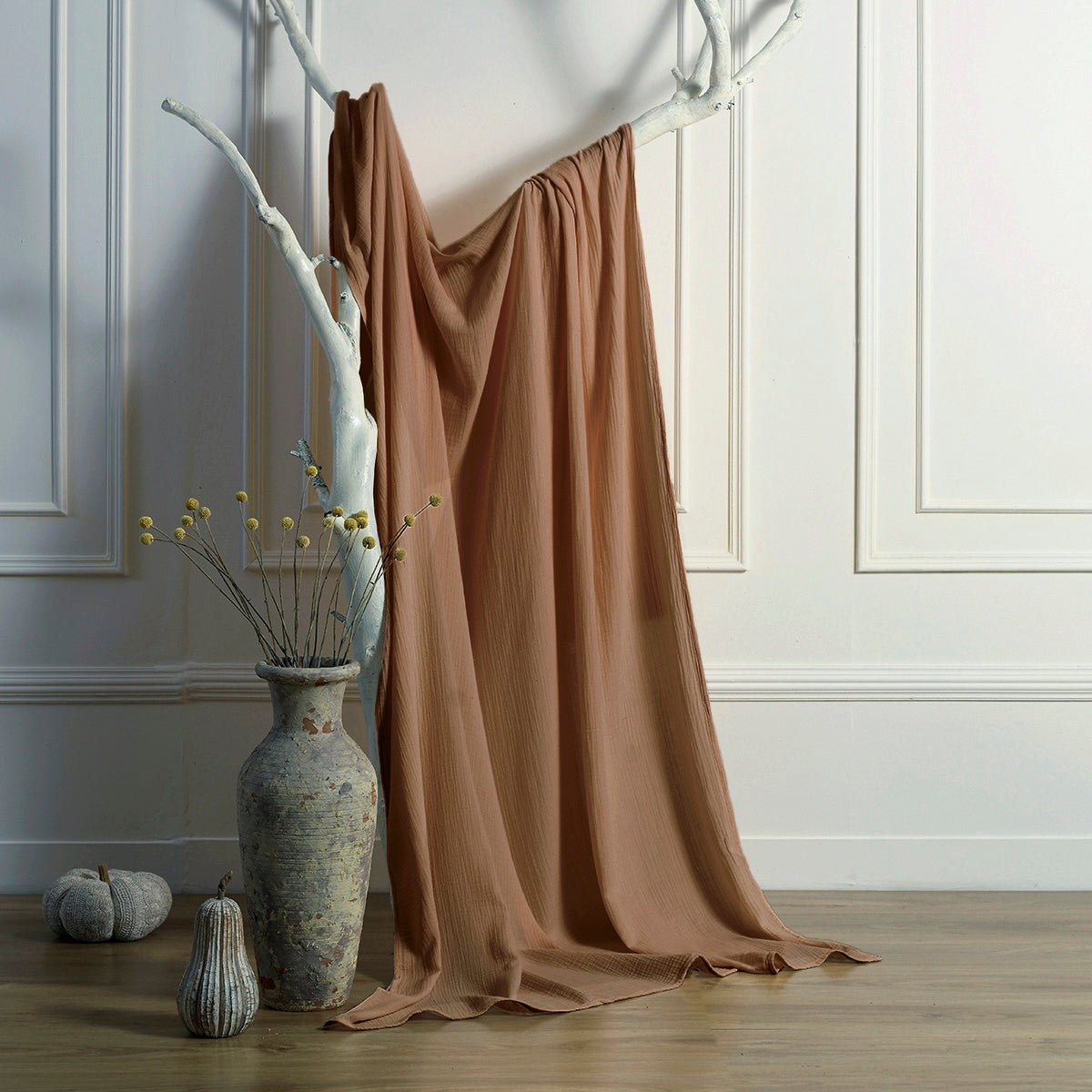 Jeté de lit gaze de coton 270x280 CARLA