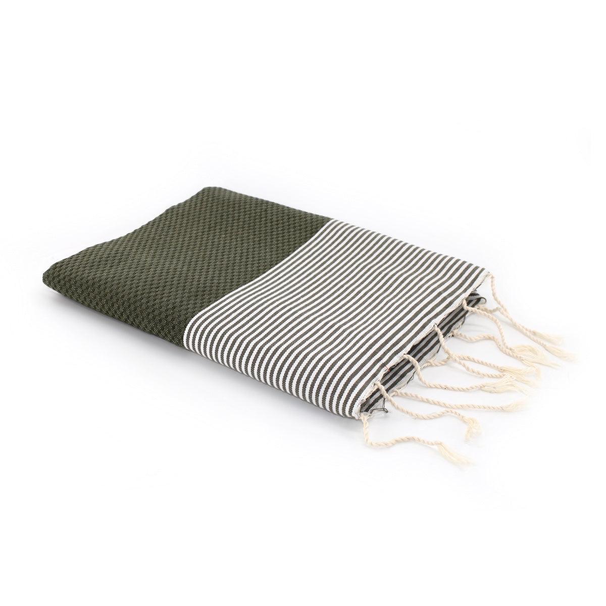 Fouta nid d'abeille coton 100x200 IBIZA    febronie.com