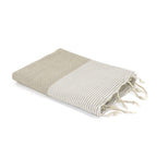 Fouta nid d'abeille coton 100x200 IBIZA    febronie.com