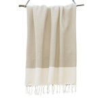 Fouta nid d'abeille coton 100x200 IBIZA    febronie.com