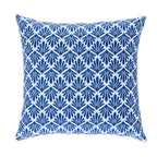 Housse de coussin d'extérieur coton 50x50 PEACOCK - jaune - febronie.com