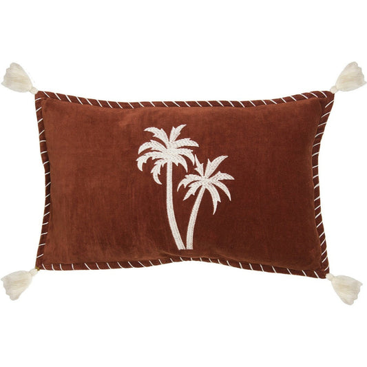 Housse de coussin coton BALI VELOURS 50x30 - febronie.com