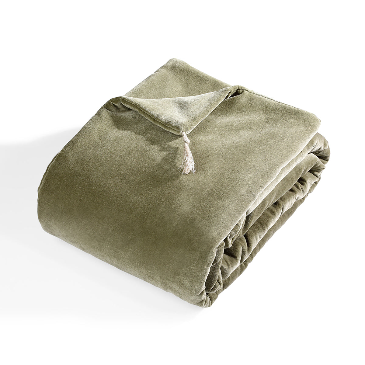 Edredon velours de coton 90x200 DANUBE