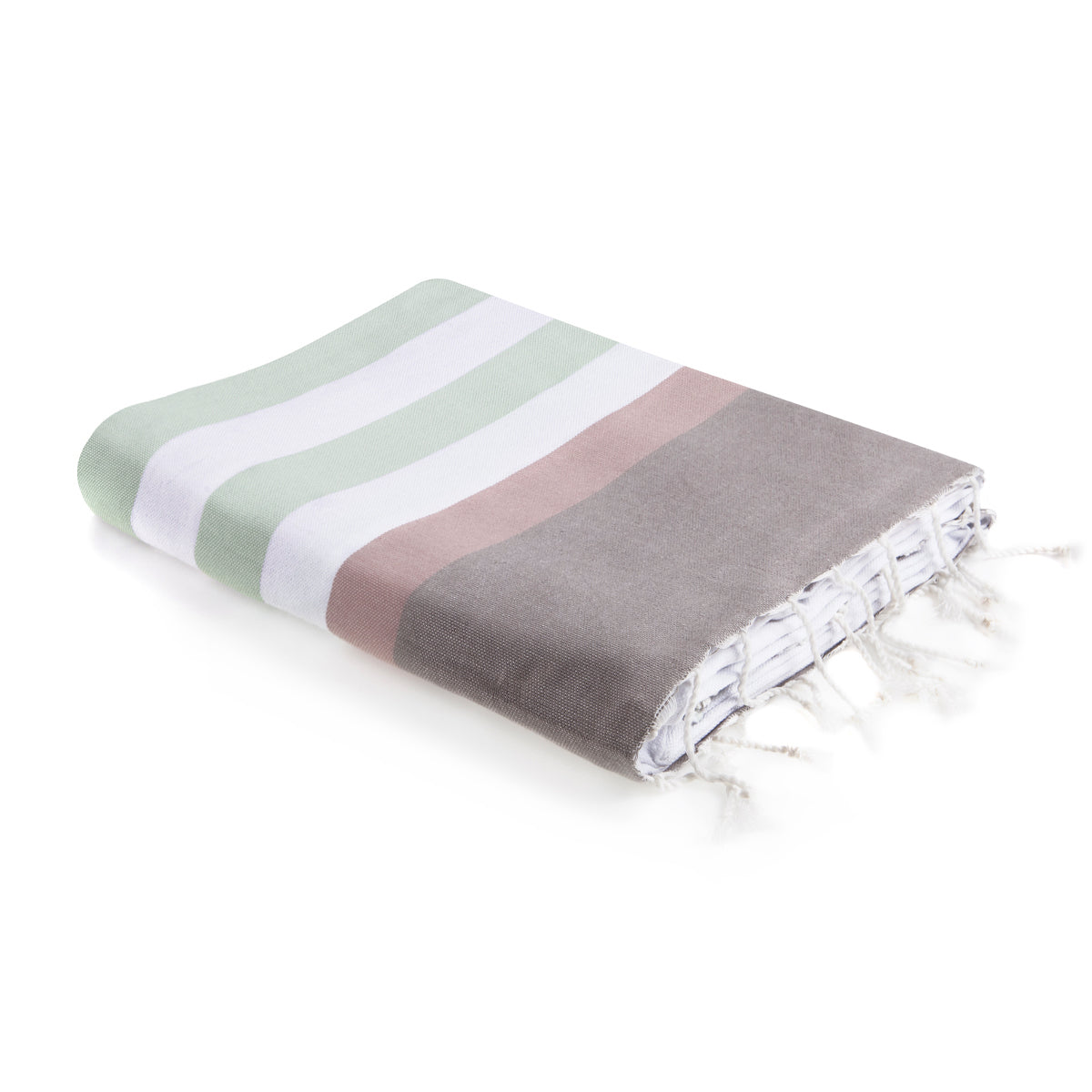 Fouta tricolore coton ARCACHON 100x200 - febronie.com