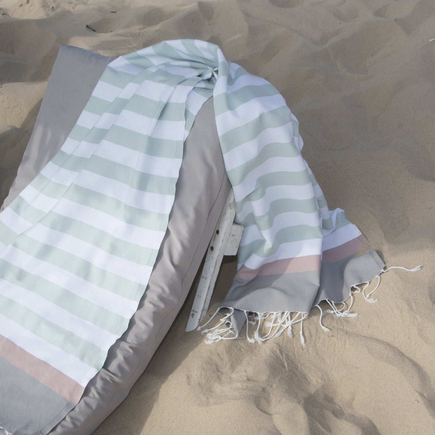 Fouta tricolore coton ARCACHON 100x200